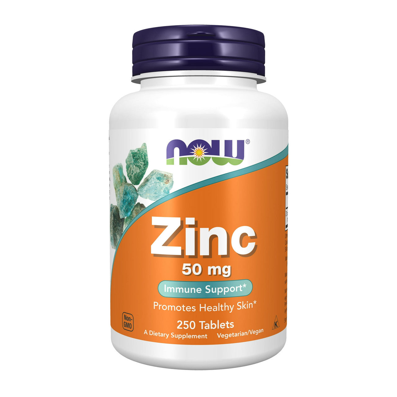 Now Foods Zinc 50 Mg Immune Support Tablets, 250 Ea